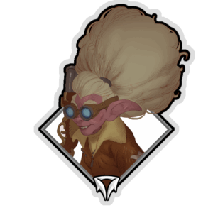 Holo Crownfall Sticker - Beadie