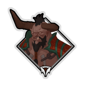 Holo Crownfall Sticker - Centaur