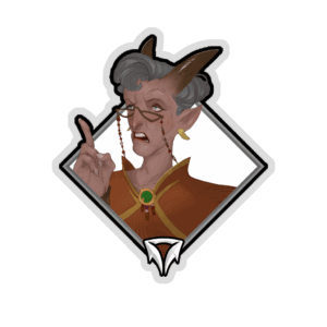 Holo Crownfall Sticker - Debb'Ra