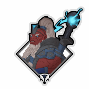 Holo Crownfall Sticker - Disruptor