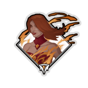 Holo Crownfall Sticker - Lina