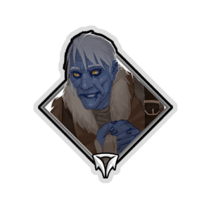 Holo Crownfall Sticker - Nezzo the Merchant