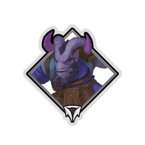 Holo Crownfall Sticker - Riki