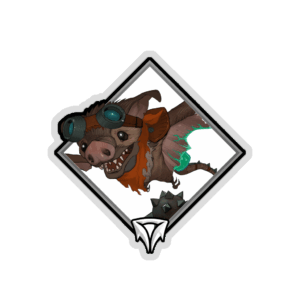 Holo Crownfall Sticker - Sniffy