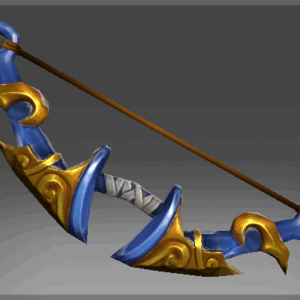 Inscribed Bow of the Moon Rider