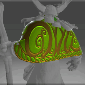 Inscribed Cape of Verdant Dreaming