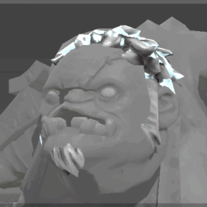 Inscribed Crazed Tassels of the Black Death