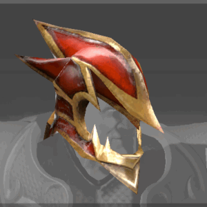 Inscribed Dragonbone Helm of Sir Davion