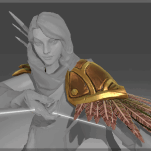 Inscribed Featherswing Pauldron