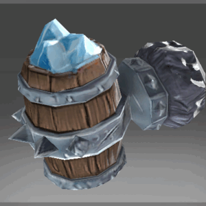 Inscribed Frozen Stein of the Bar Brawler