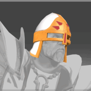 Inscribed Helm of the Radiant Crusader