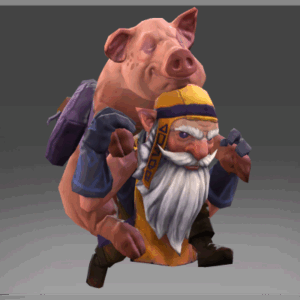 Inscribed Porcine Princess Penelope