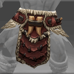 Inscribed Red Talon Belt