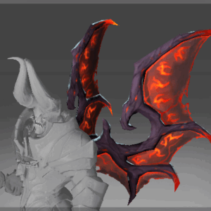 Inscribed Wings of Eternal Fire