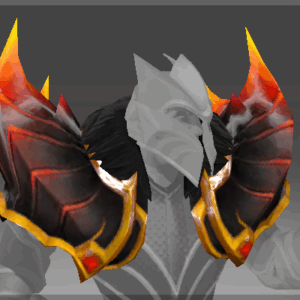 Pauldrons of the Fire Dragon