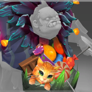 Inscribed Candy Cat Back