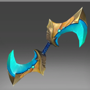 Inscribed Emeraldine Glaive