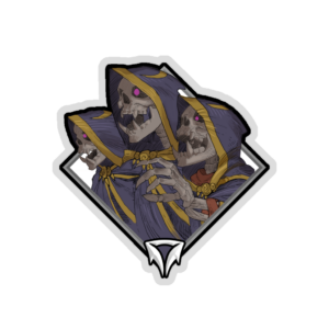 Gold Crownfall Sticker - Skeletons