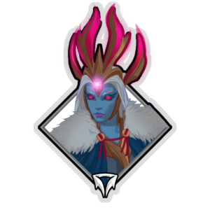 Holo Crownfall Sticker - Shen (Parka)