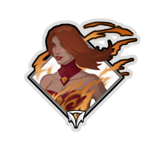 Holo Crownfall Sticker - Lina