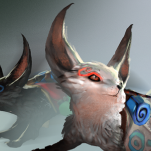 Unusual Jin and Yin Fox Spirits