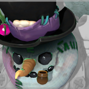 Inscribed Frosty the Sew-Man Head