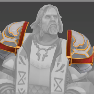 Inscribed Heavy Pauldrons of the Hierophant