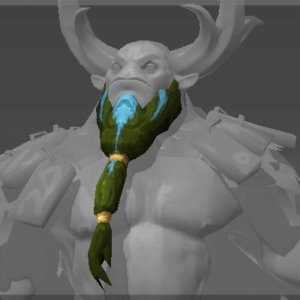 Inscribed Modestly Braided Beard