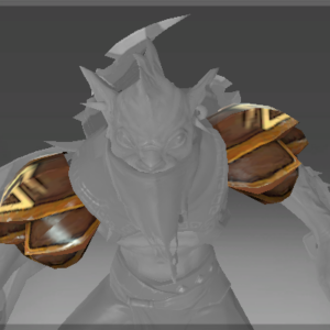 Inscribed Pangolin Shoulder Armor