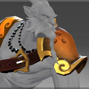 Inscribed Shoulder Guard of the Infinite Waves