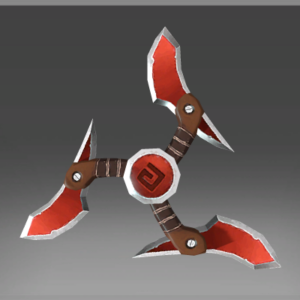 Inscribed Shuriken of the Crimson Cut-throat