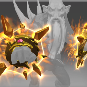 Inscribed Golden Bracers of Forlorn Precipice