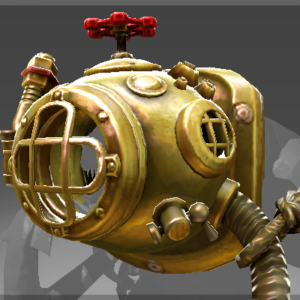 Inscribed Golden Floodmask