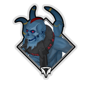 Gold Crownfall Sticker - Lich