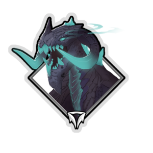 Gold Crownfall Sticker - Zaug