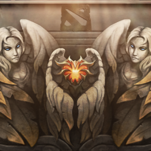 Inscribed Winged Guardian