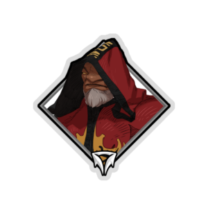 Glitter Crownfall Sticker - Warlock