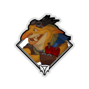 Gold Crownfall Sticker - Spleen