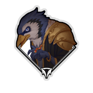 Holo Crownfall Sticker - Crown Consul
