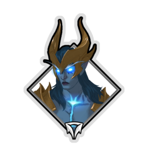 Holo Crownfall Sticker - Dragonus