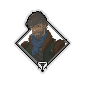 Holo Crownfall Sticker - Geraldus