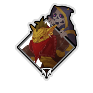 Holo Crownfall Sticker - Gondar (Skeleton)
