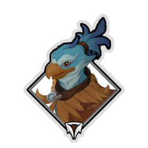 Holo Crownfall Sticker - Kez