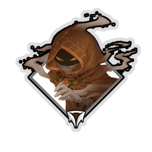 Holo Crownfall Sticker - Vespis the Sand Djinn