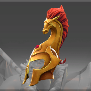 Inscribed Equine Battlehelm